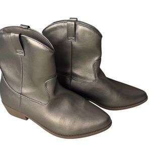 Arizona Jean Co. Women Cowboy boots Ankle US Size 10 Metallic Memory Foam